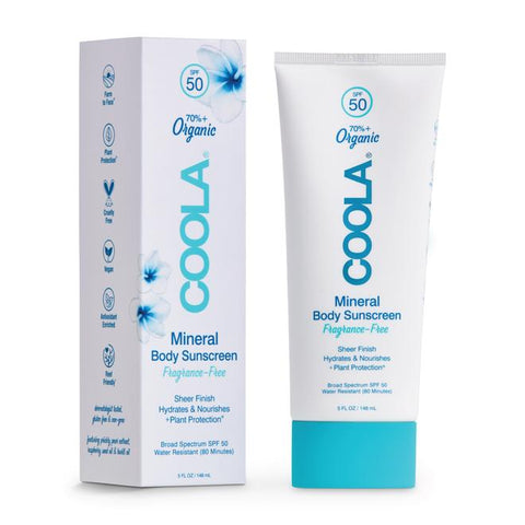 COOLA Mineral Body Sunscreen Fragrance Free SPF 50