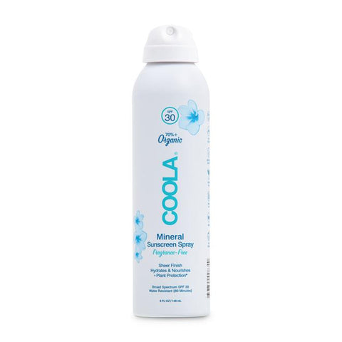 Coola Mineral Sunscreen Spray Fragrance Free 5oz