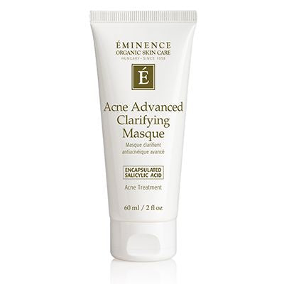 This two-in-one mask and spot treatment utilizes potent anti-acne ingredients to treat active acne and prevent future breakouts. Three types of purifying clay combine to absorb oil and reduce shine, while basil oil helps ensure the skin looks calm and less irritated. Use it to treat the entire face and neck or as a spot treatment to restore clarity to your complexion.  Retail Size: 2 oz / 60 ml