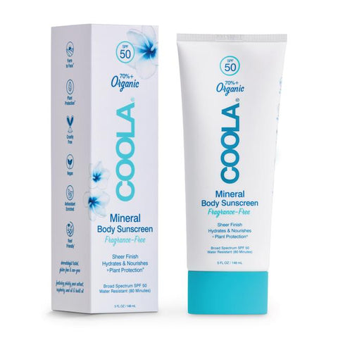 COOLA Mineral Body Sunscreen Fragrance Free SPF 50